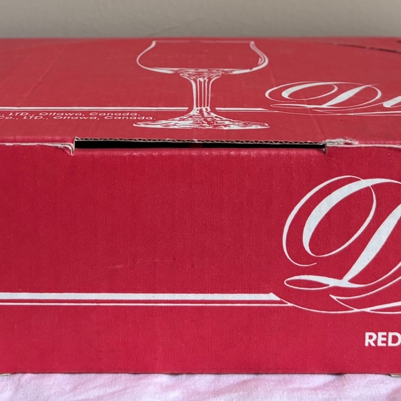 Four NIB Belfor Diana Crystal Wine Glasses - Picture 6 of 6